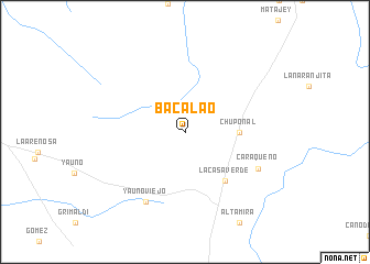 map of Bacalao