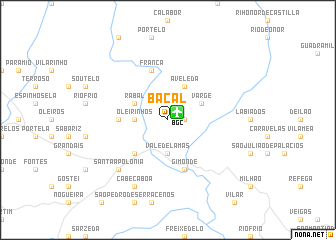 map of Baçal