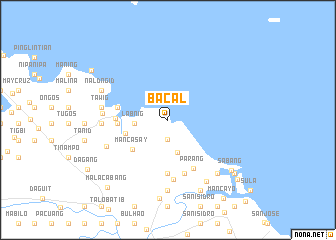 map of Bacal