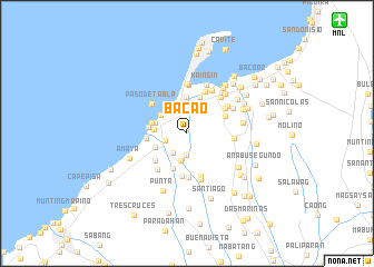 map of Bacao