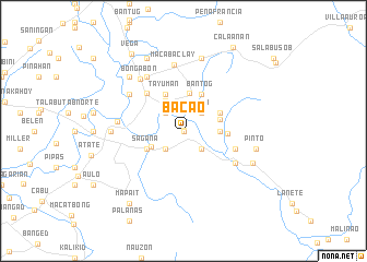 map of Bacao