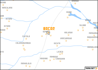 map of Bacar