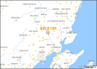 map of Bacayan