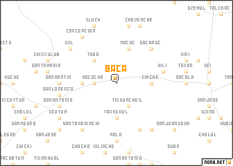 map of Baca