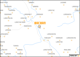 map of Bàc Ban