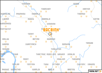 map of Bắc Bình