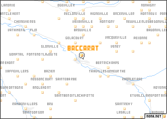 map of Baccarat