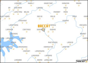 map of Bắc Cát