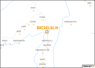 map of Bac de la Lim