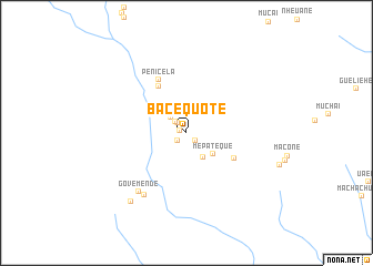 map of Bacequote