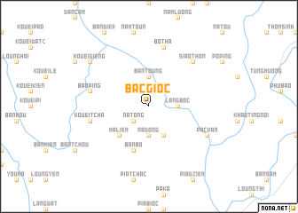 map of Bac Gioc