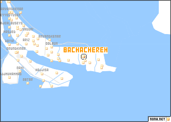 map of Bachāchereh