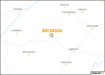 map of Bachagou