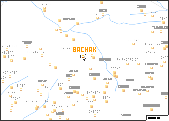 map of Bachak