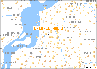 map of Bachal Chāndio
