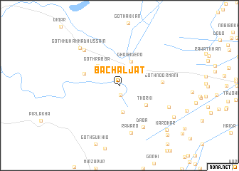 map of Bachal Jat