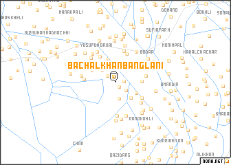 map of Bachal Khān Banglāni