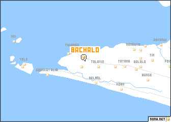 map of Bachalo