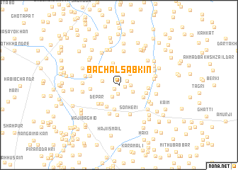 map of Bachal Sābkīn