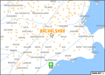 map of Bachal Shāh