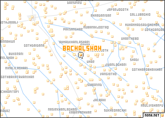 map of Bachal Shāh