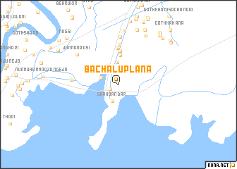 map of Bachal Uplāna