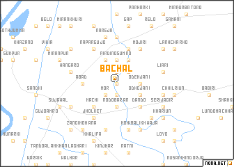 map of Bachal