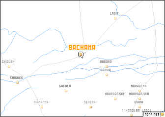 map of Bachama