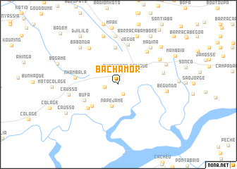 map of Bachamor