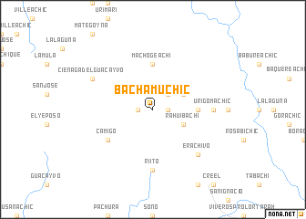 map of Bachamuchic