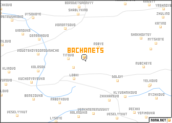 map of Bachanets