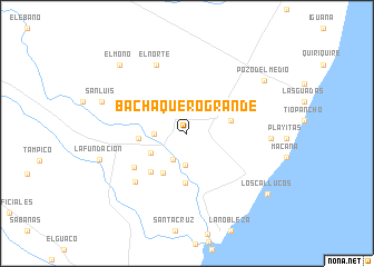 map of Bachaquero Grande