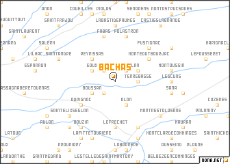 map of Bachas