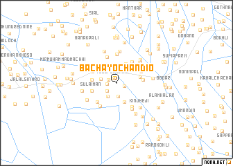 map of Bachāyo Chāndio