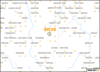 map of Bắc Hà