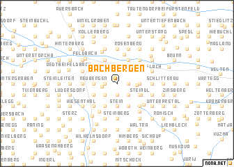 map of Bachbergen