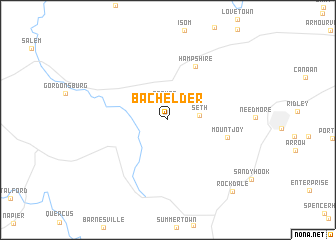 map of Bachelder