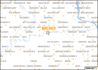 map of Bachem