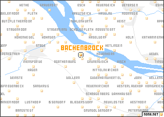 map of Bachenbrock