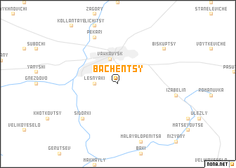 map of Bachentsy