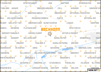 map of Bachhorn