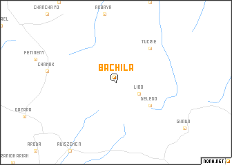 map of Bachʼila