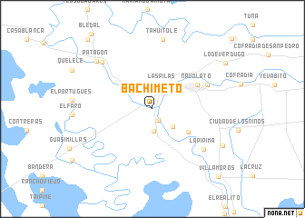 map of Bachimeto