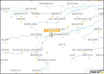 map of Bachina