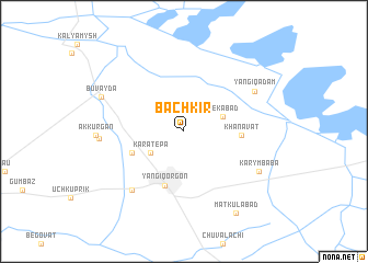 map of Bachkir