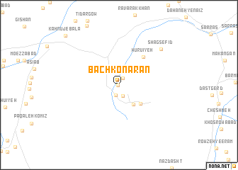 map of Bach Konārān