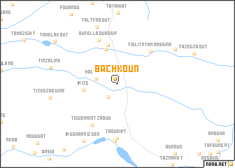 map of Bachkoun