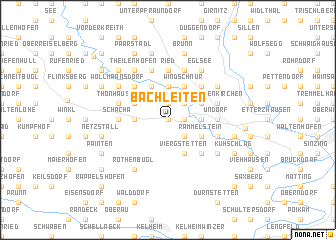 map of Bachleiten