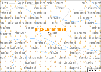 map of Bachlergraben