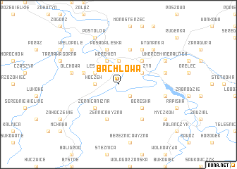 map of Bachlowa